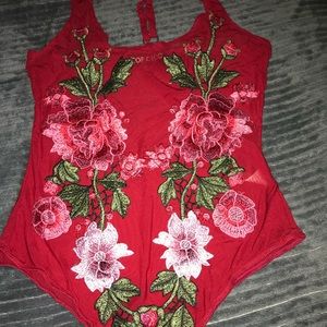 Floral body suit